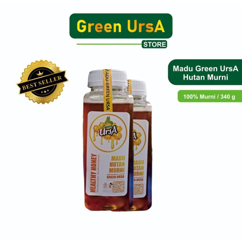 

MADU HUTAN MURNI 340gr GREEN URSA