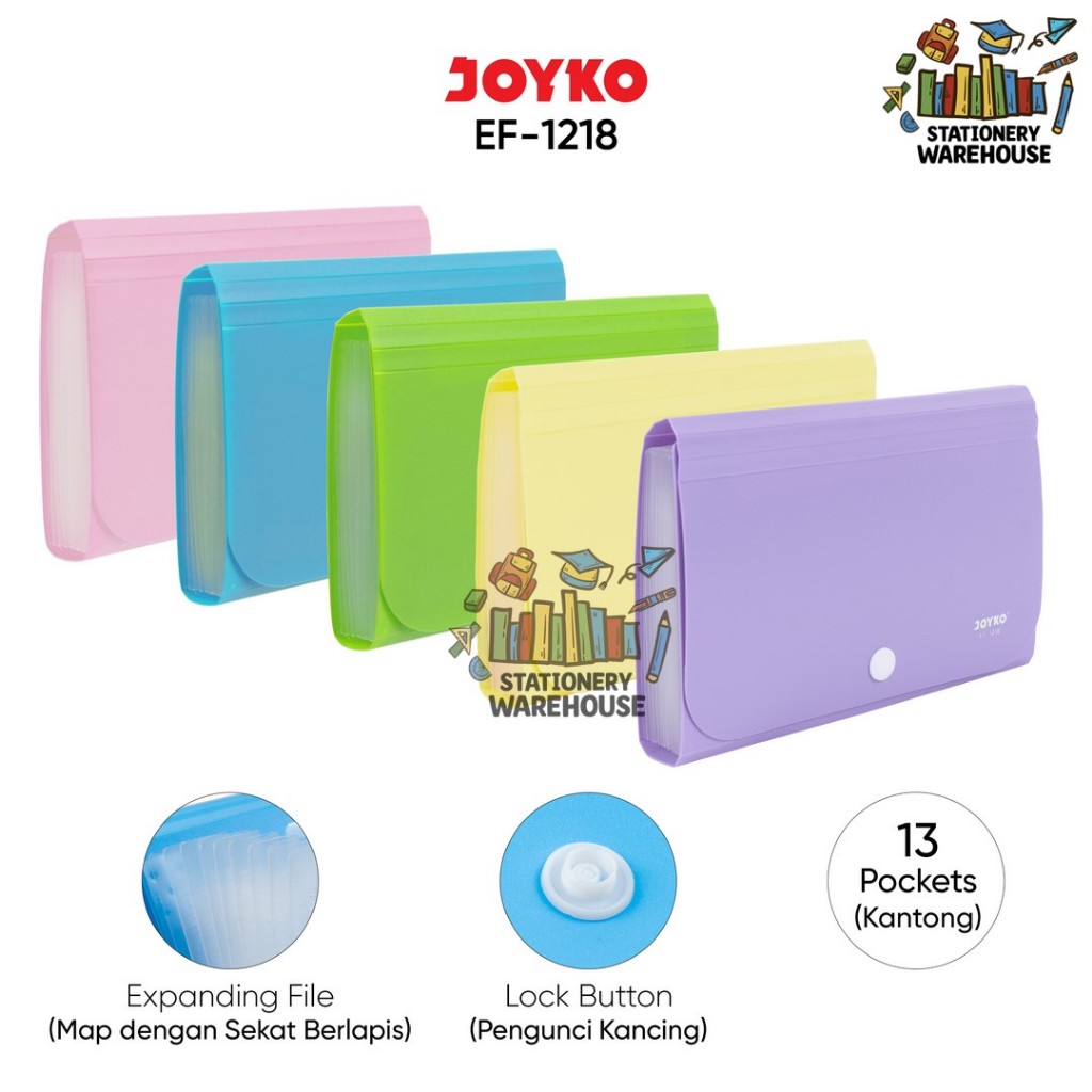 

Expanding File Map Harmonika Joyko EF-1218 Giro 13 Pocket