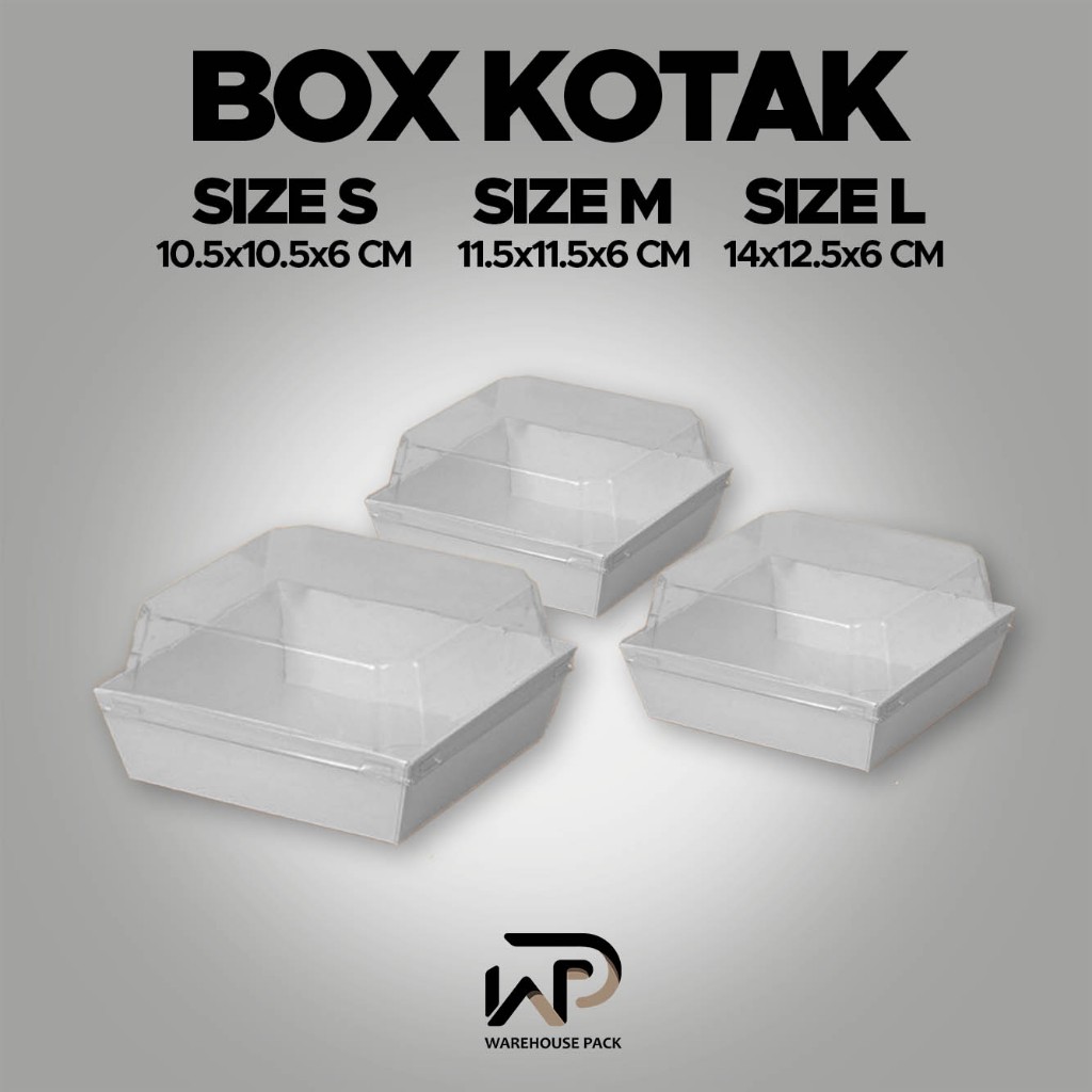 Mini Cake Dessert Box Mika | Box Milk Bunds Bolu Gulung Donut | Paperbox Kotak Roti Burger Cake Brow