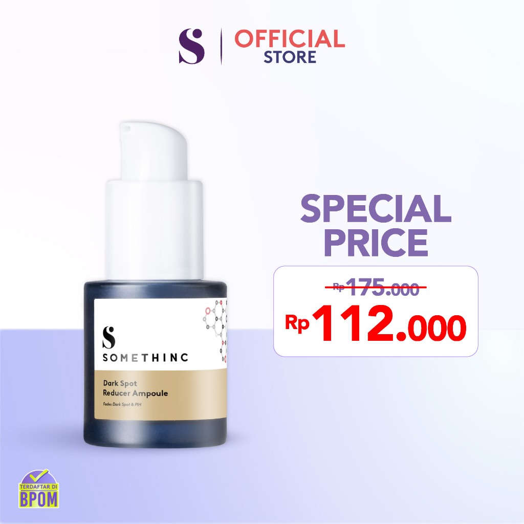 SOMETHINC Dark Spot Reducer Ampoule - 2x Power Samarkan Bekas Jerawat dan Flek Hitam
