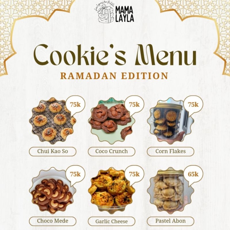 

Aneka Cookies Mama Layla Part II | Garlic Cheese - Choco Mede - Coco Cruch - Corn Flakes - Chui Kao So - Pastel Abon | Cookies Wijsman