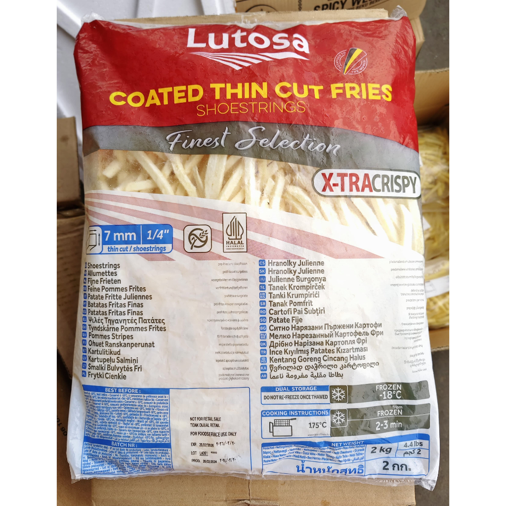 

Kentang Lutosa Shoestring 2kg