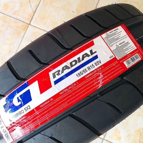 GT Radial Champiro SX2 Ukuran 195/55 R15 Ban Mobil Semi Slick Drift Salom Race Jazz Avega