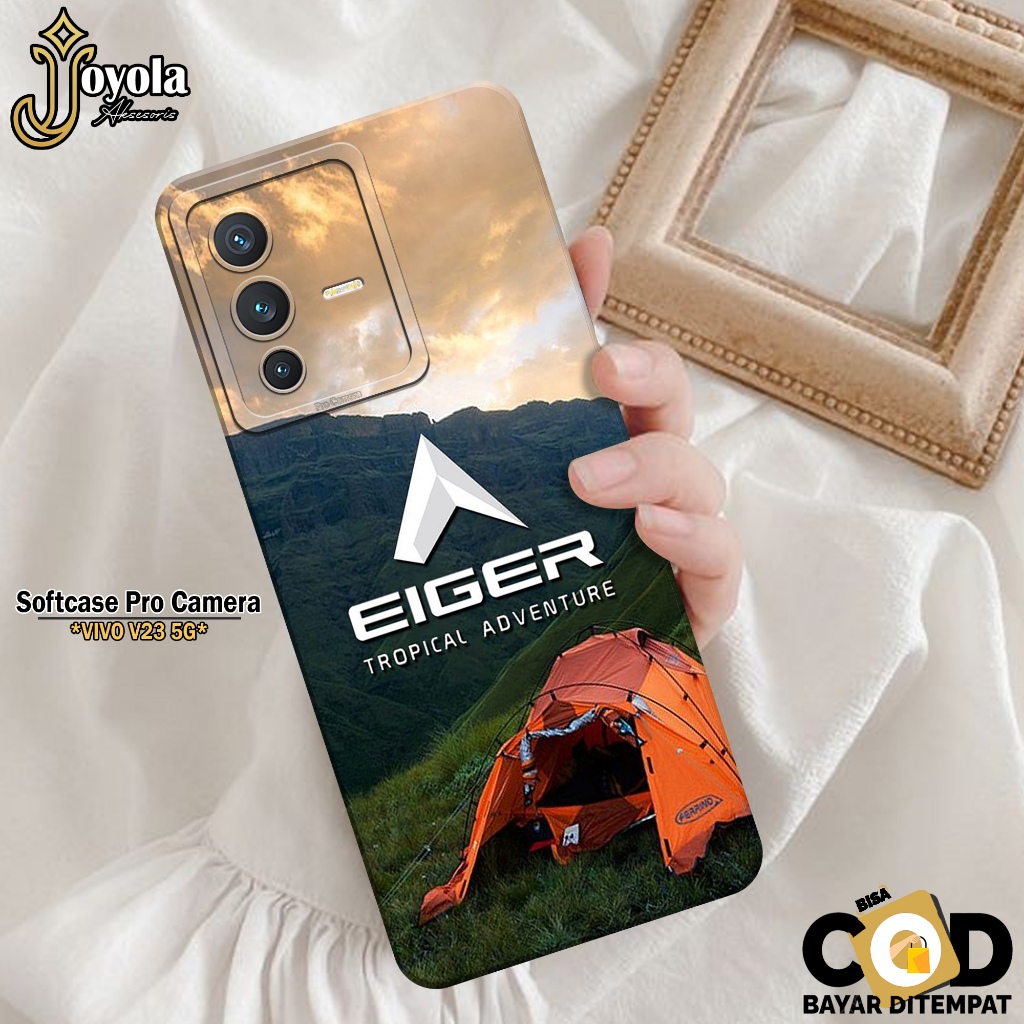 JOYOLA Case VIVO V23 5G - Fashion Case Branded - Softcase VIVO V23 5G - Pro Camera - Casing VIVO V23