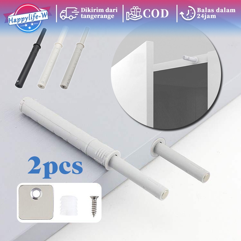Push Open Pintu Kabinet 2set  Push To Open Tip On Push On Pintu Lemari Magnet Catches Pintu Lemari