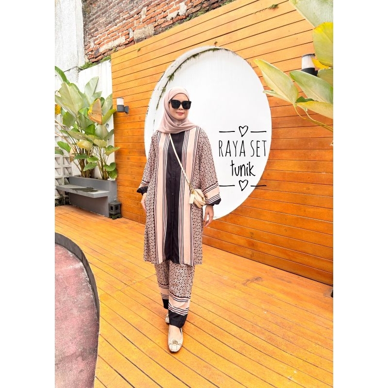 RAYA SET TUNIK/SET TUNIK RAYON