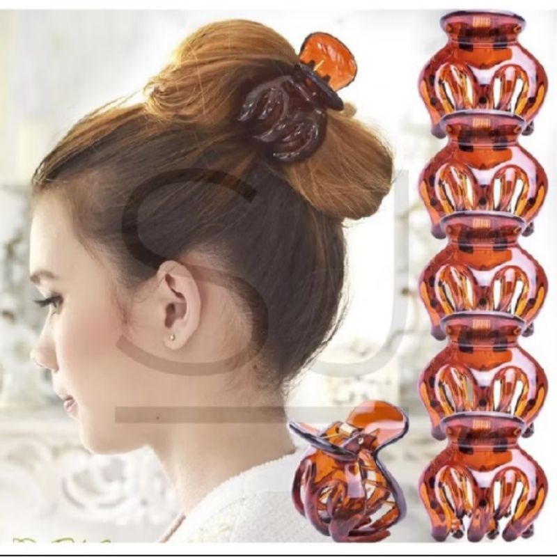 JEDAI BENING COKLAT ORI CAKAR 5 / JEPIT JEDAI 5CM