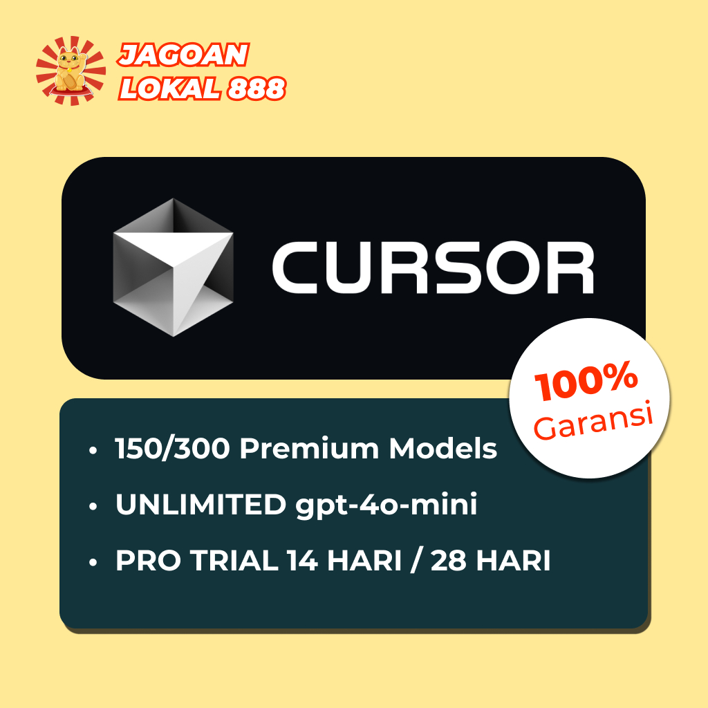 CURSOR AI PRO PRIVATE TRIAL | BERGARANSI