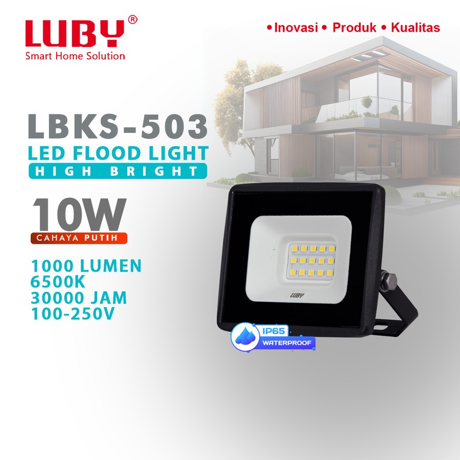 Luby Floodlight Led LBKS 503 Lampu Sorot Terang
