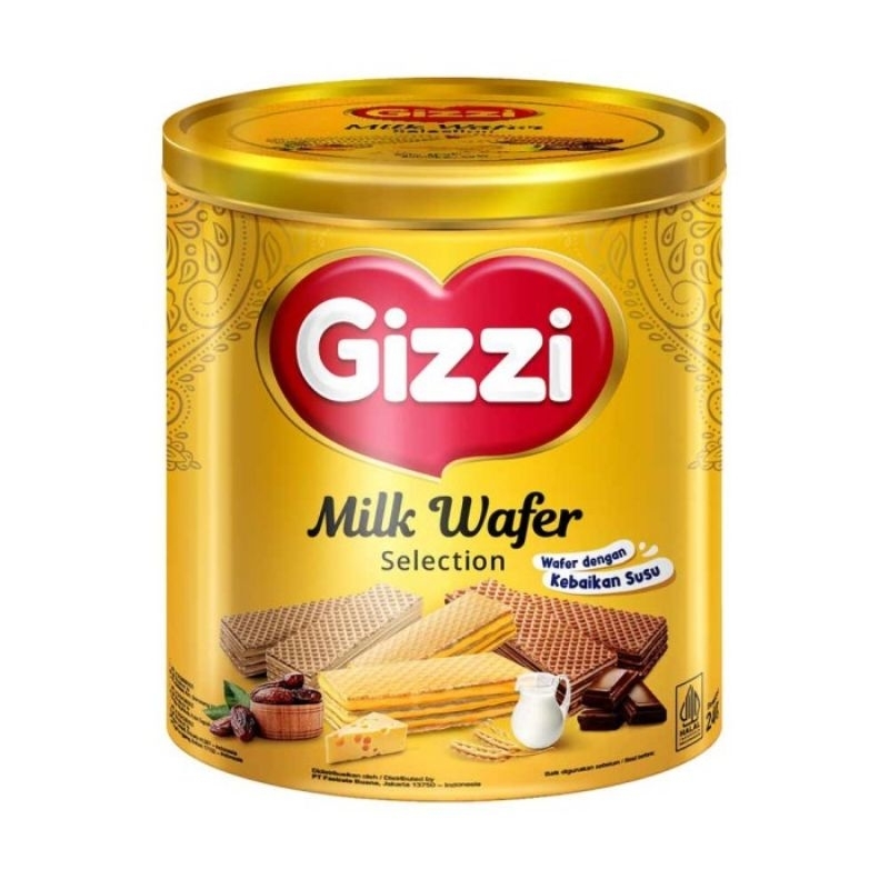 

Gizzi Milk Wafer Selection Kaleng 240gr Hampers Lebaran