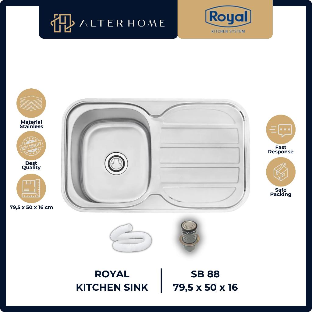 KITCHEN SINK ROYAL SB 88 / WASHBAK ROYAL UKURAN 79,5x50x16cm