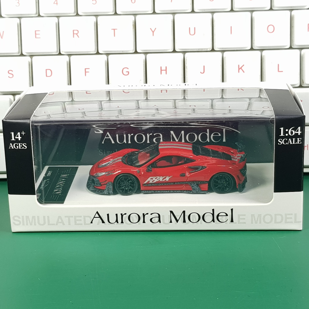 Aurora Model Ferrari F8xx mansory red number 067 of 499 diecast 1 64