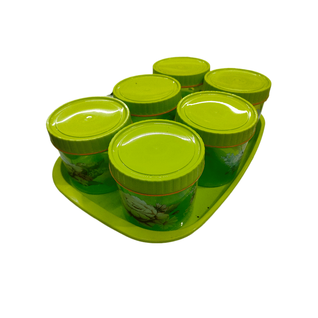 Toples Nampan Calista 6 Daun Set 7 In 1 Toples Kue Lebaran