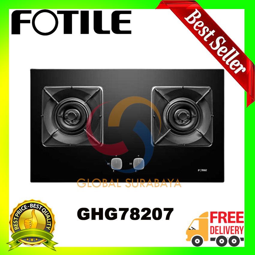 FOTILE Kompor Gas / Kompor Tanam GHG78207 - Tempered Glass