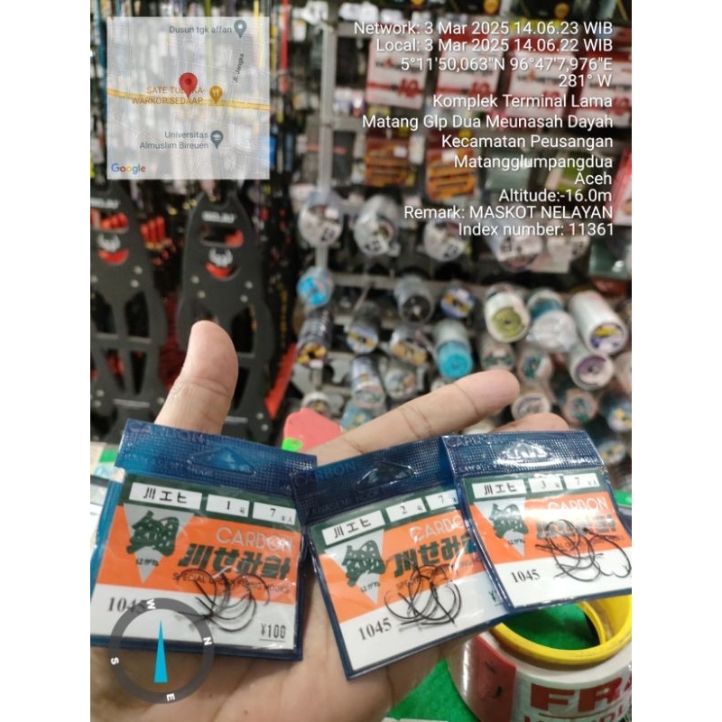 MATA PANCING CARBON 1045 ( BUAT UDANG)