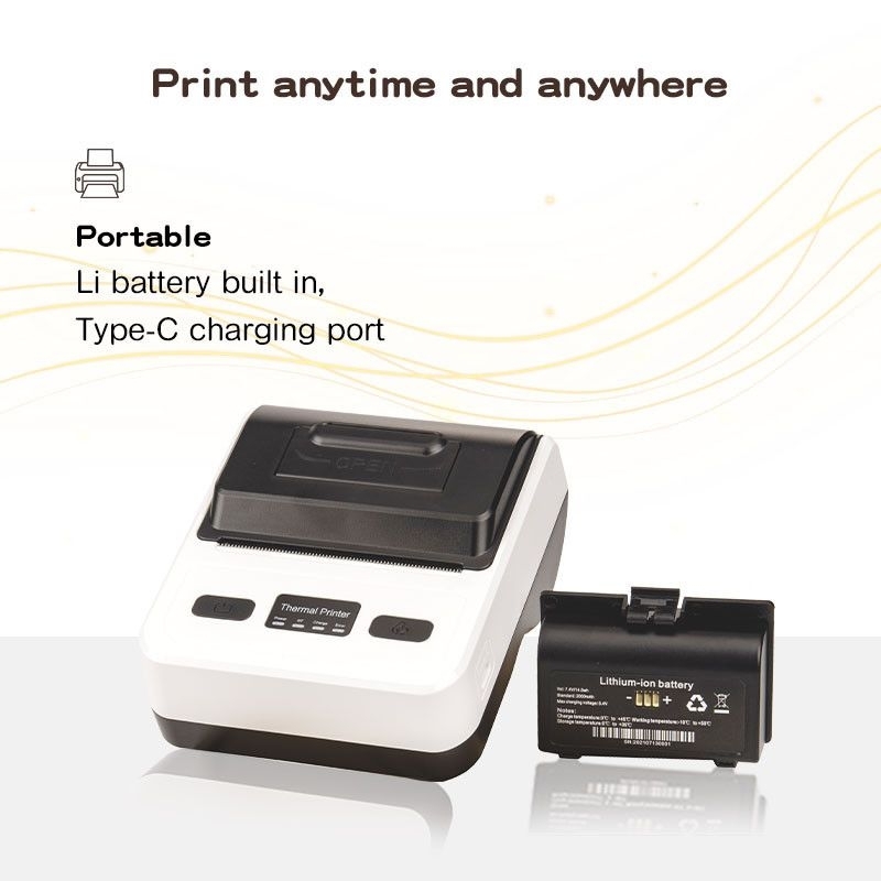 cetak printer resi portabel