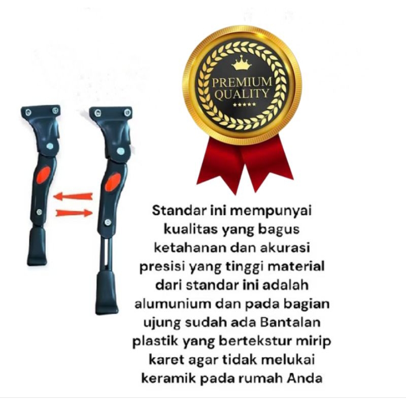 JAGANG/STANDAR SEPEDA LIPAT 16-20 ALOY