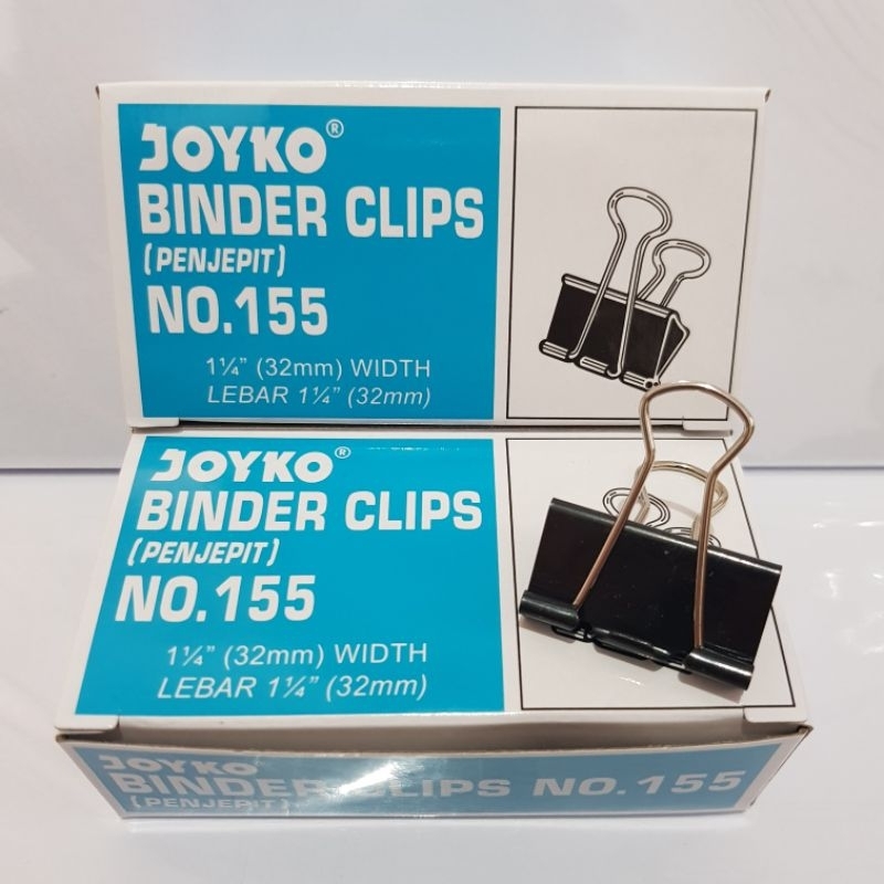 

Binder clip JOYKO NO.155 - Klip penjepit kertas
