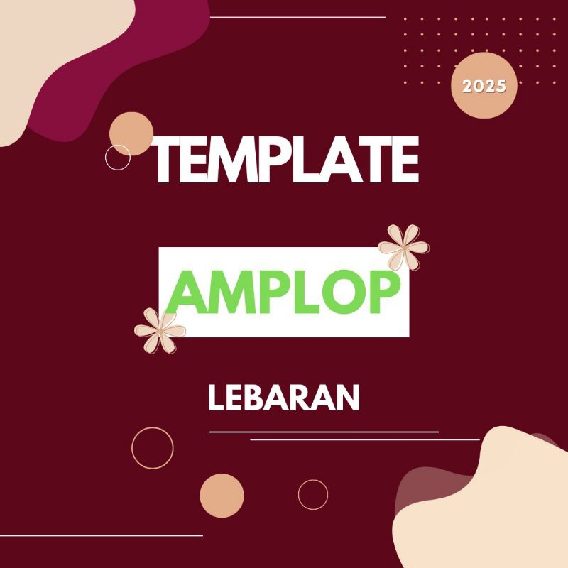 

Template Amplop Spesial Lebaran 2025