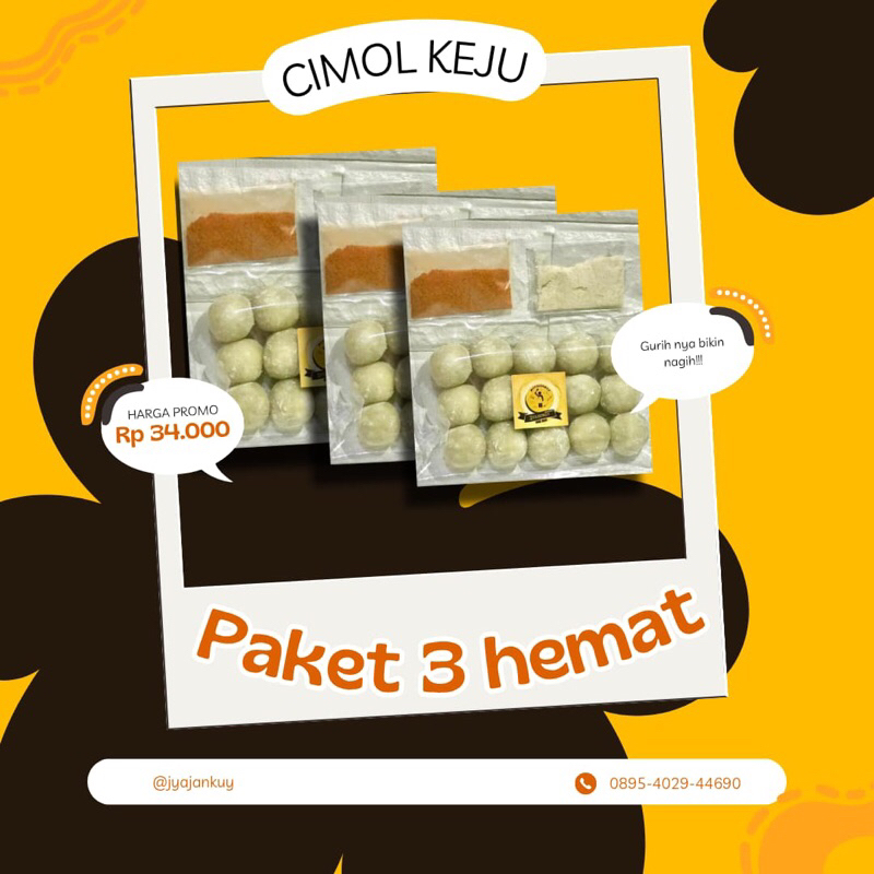 

Paket Hemat 3 Jyajankuy | Cimol Keju | Homemade