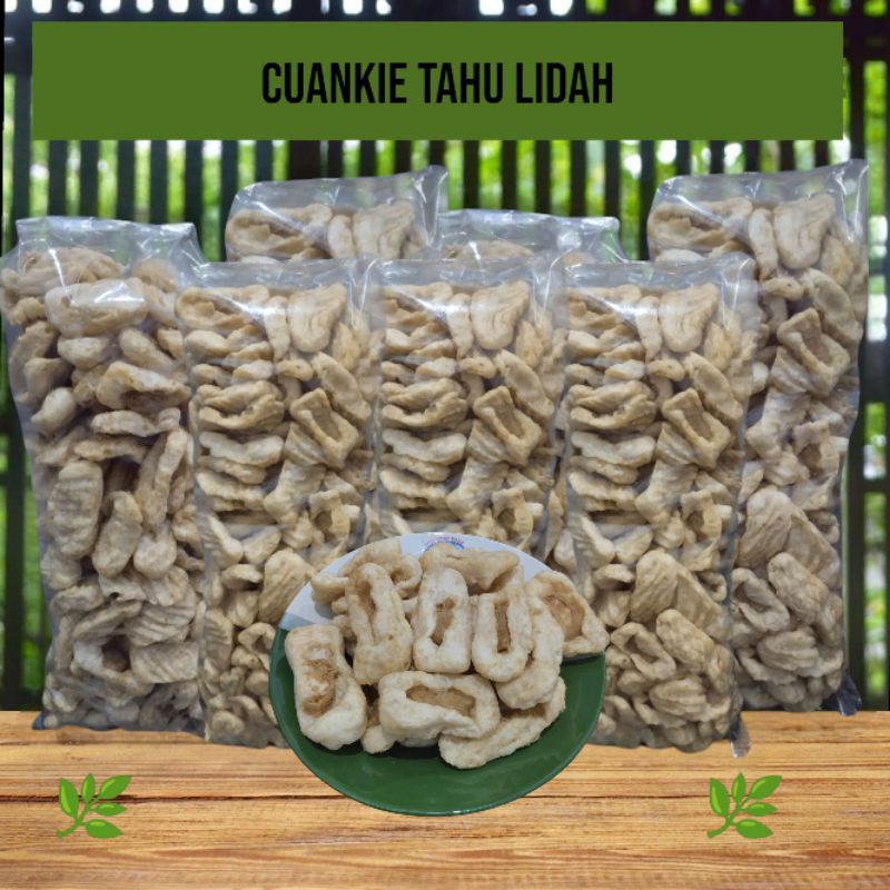 

Cuankie tahu lidah isi 200 pcs free kardus dan bubble warf