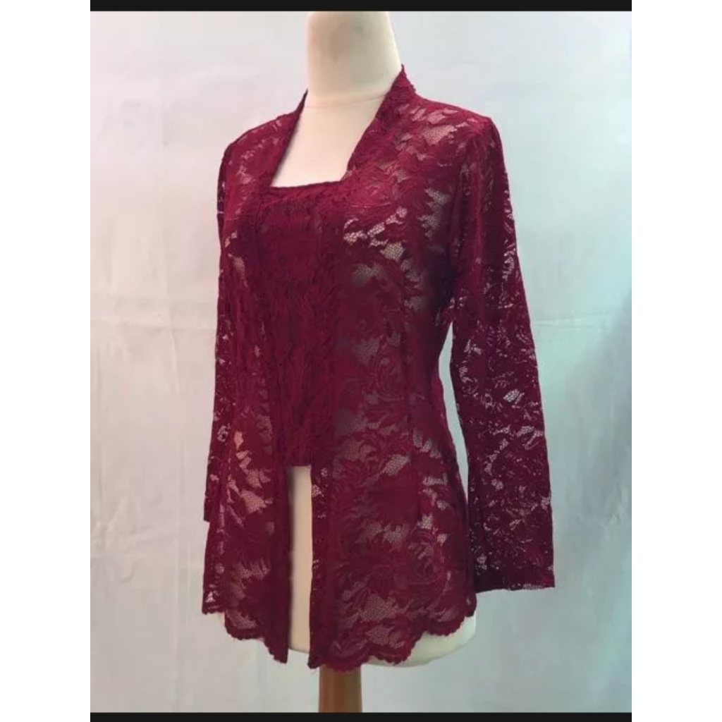 baju atasan wanita model kebaya kutubaru jaman dulu brokat sofia bali lengan panjang modern terbaru 