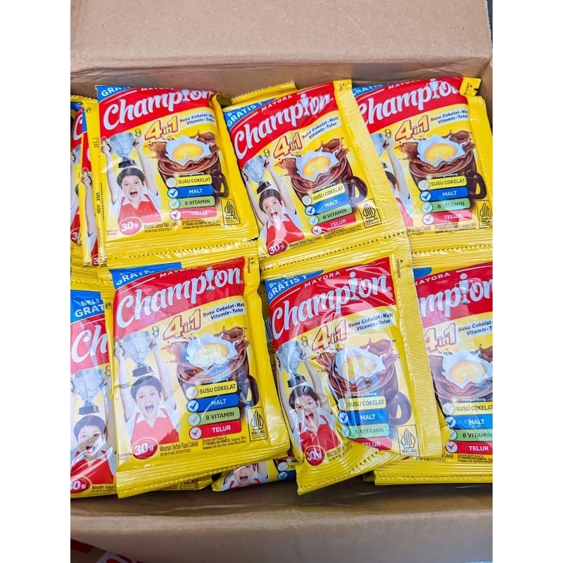 

( 11 SACHET ) ENERGEN CHAMPION, 1 RENCENG ISI 11 SACHET @30gr