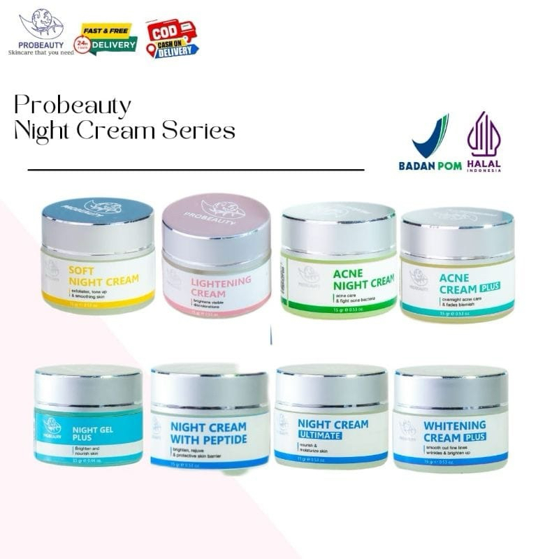 PROBEAUTY NIGHT CREAM SERIES | PROBEAUTYKOSMETIK | PROBEAUTY SKINCARE