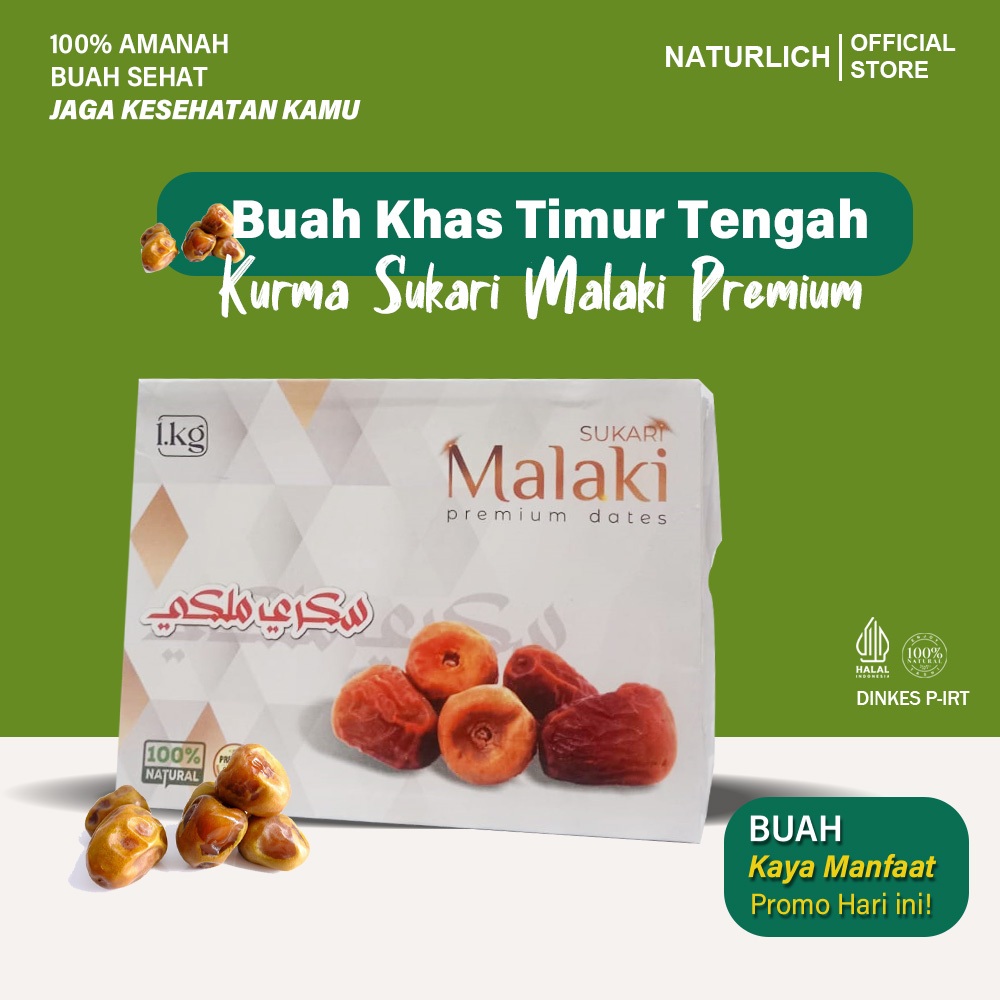 

Kurma Sukari 1KG Malaki Grade A+ | Kurma Sukari 100%% Original Premium Fresh