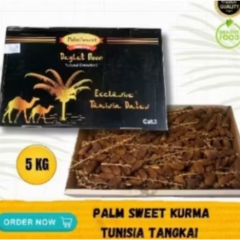 

kurma palm sweet 5 kg tangkai ( stock baru )