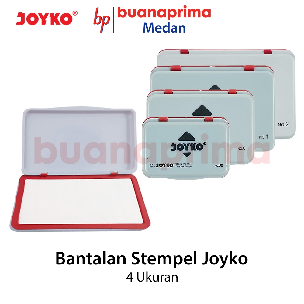 

BANTALAN STEMPEL JOYKO Polos Ukuran 00 0 1 2 Bak Stamp Pad