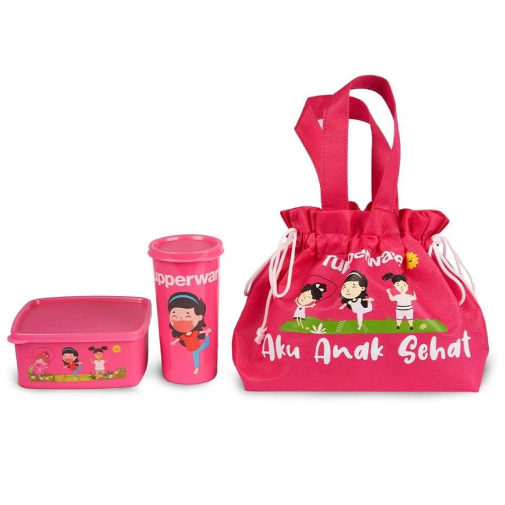 Aku Anak Sehat Lunch Set Tupperware