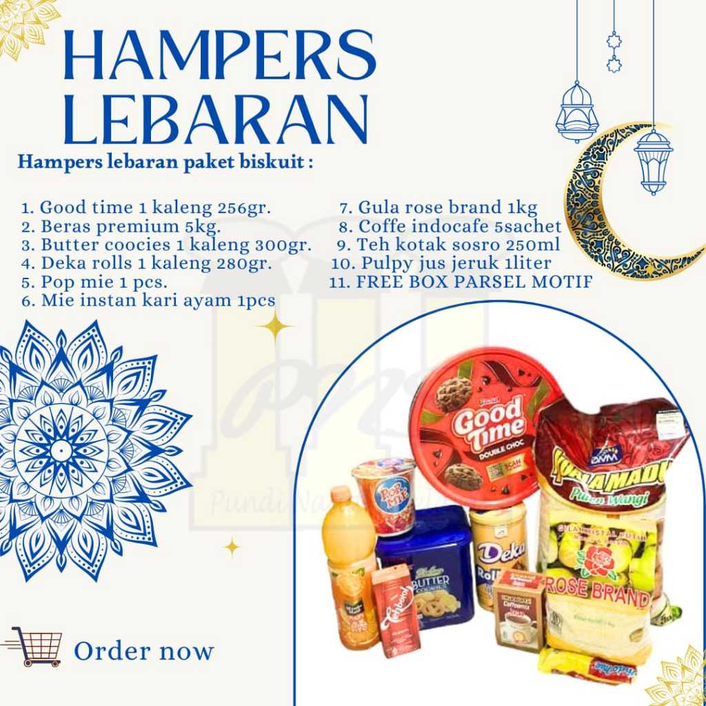 

HAMPERS LEBARAN PAKET BISKUIT/ PARSEL SEMBAKO HEMAT/ PARSEL HARI RAYA IDUL FITRI