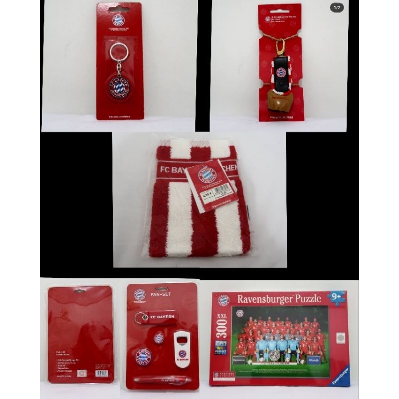 Puzzle Bayern Munchen Original/Fanset Bayern Munchen Original/Washlap Handuk Bayern Munchen Kecil/Ga