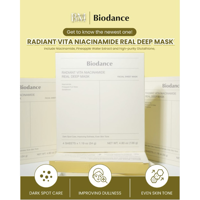 Biodance Radiant Vita Niacinamide Real Deep Mask