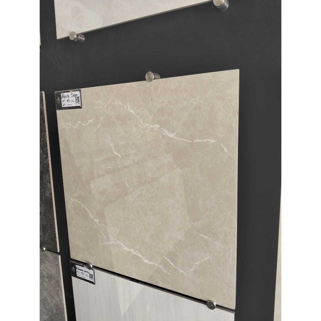 GRANIT LANTAI CREAM CORAK UKURAN 60X60 | ARNA ANANTA CREAM 60X60
