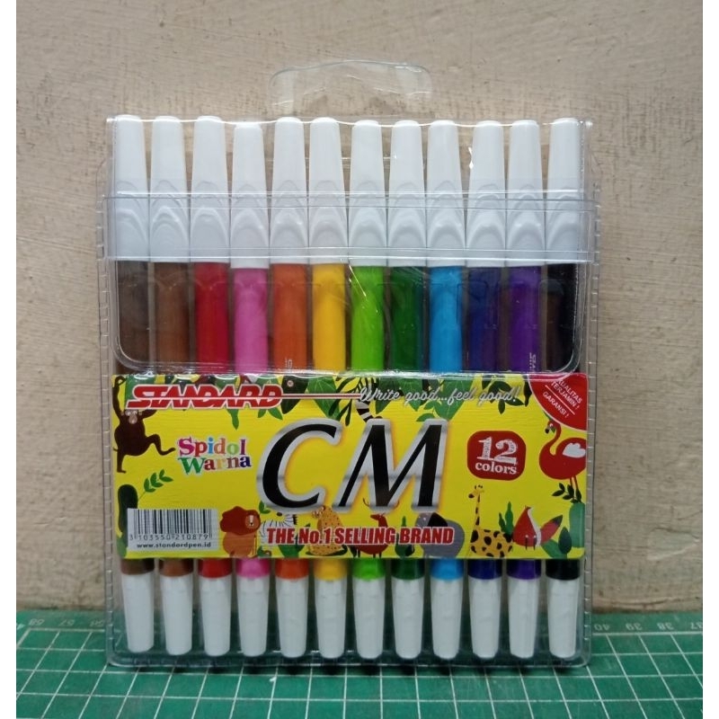 

Spidol Standard Kecil 12 Warna