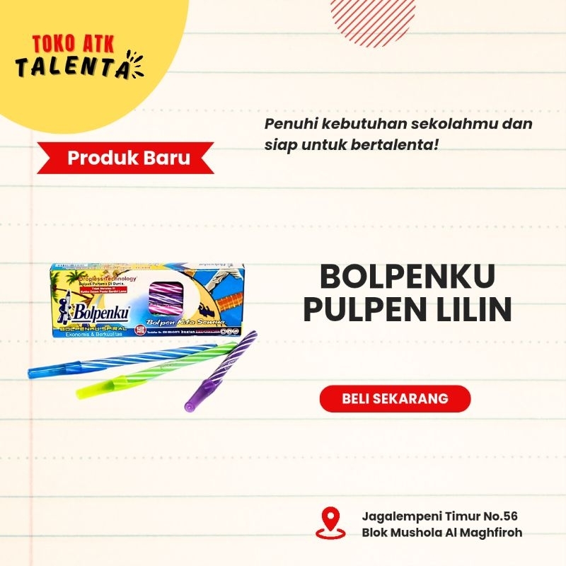 

BOLPENKU PULPEN LILIN