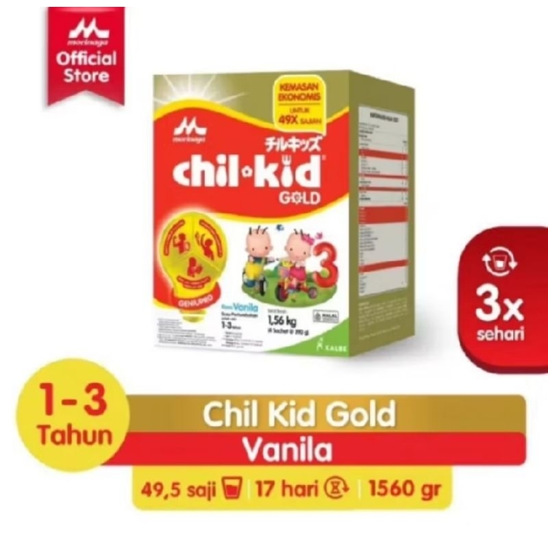 

Morinaga ChilKid Gold Vanila,Madu 1560g