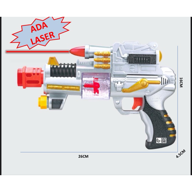 Pistol Laser Mainan Anak senjata Pistol Mainan Laser dan suara