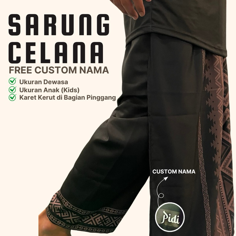 Sarung Celana Instant Dewasa dan Anak | Couple Ayah dan Anak
