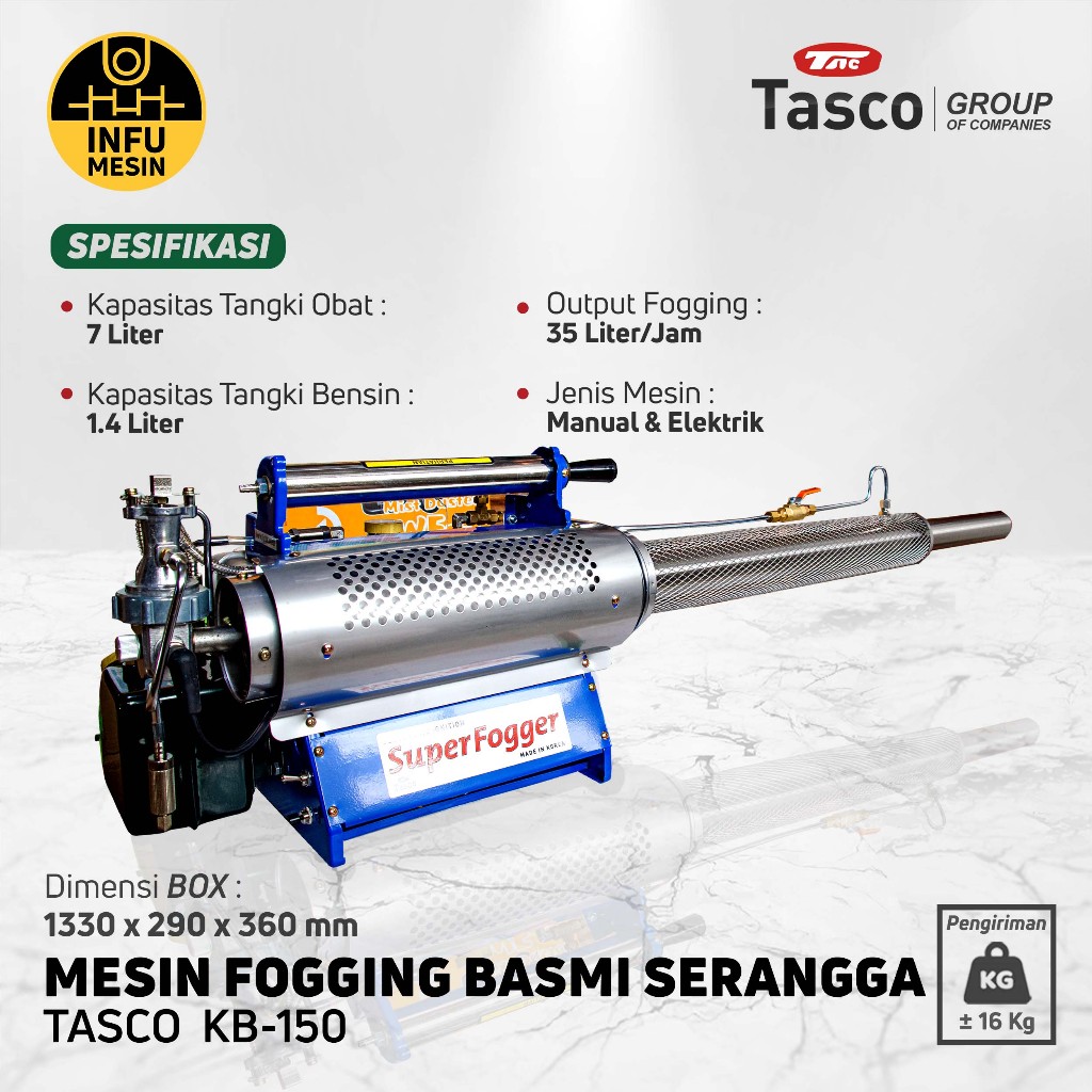 Mesin Fogging Besar Basmi nyamuk Tasco KB150
