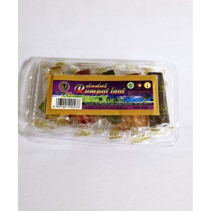 

Phoenix Food Dodol Rumput Laut Mika - Khas Lombok (160 g)