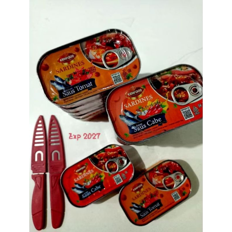 

SARDINES KEMFOOD ISI 3&4 Pcs