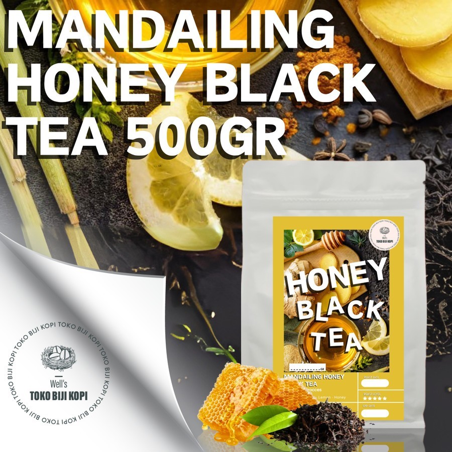

Well's Toko Biji Kopi - KOPI ARABIKA MANDAILING HONEY BLACK TEA ROASTED BEAN - 500 GRAM