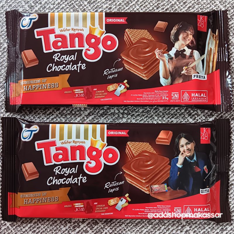 

Wafer Tango Royal Chocolate / Choco Javamocca / Milky Chocolate / Coconut (3 pcs)