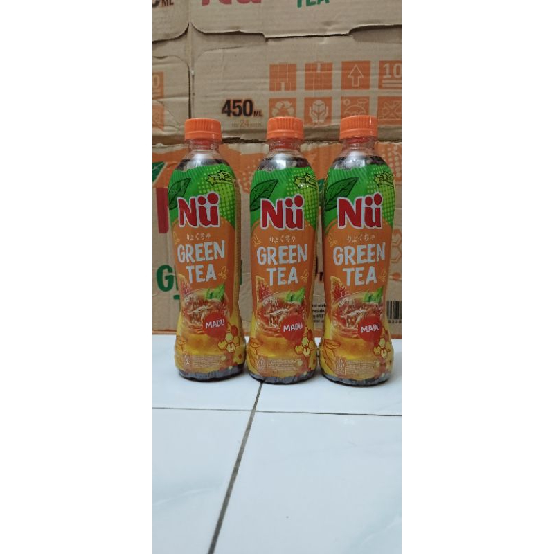

Nu green tea Honey 450 ml harga 1 karton isi 24pcs
