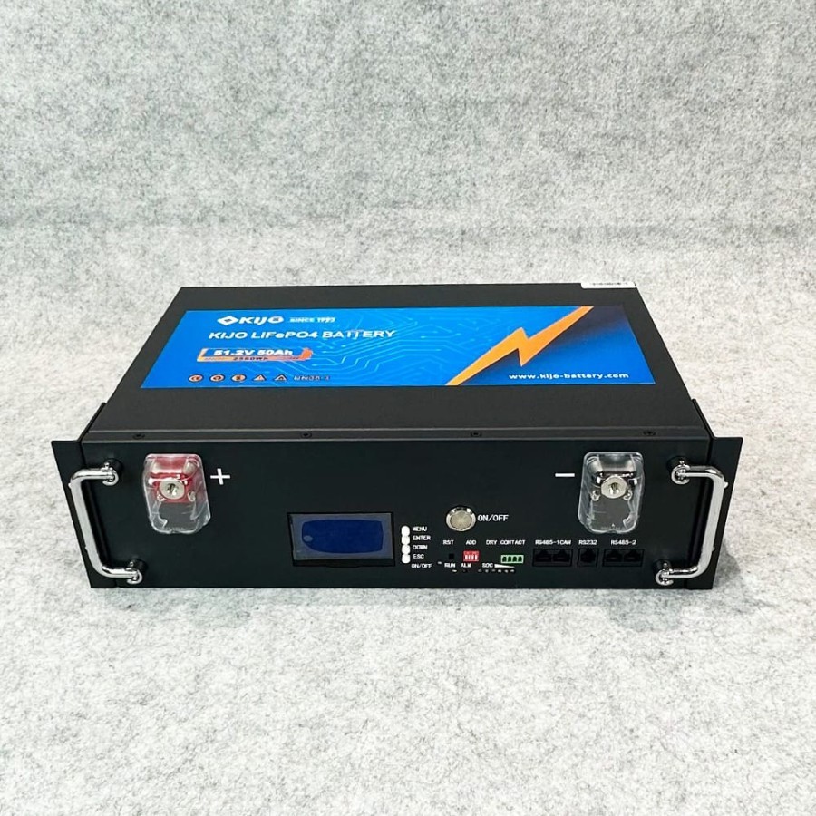 KIJO BATTERY LITHIUM LIFEPO4 50AH 51.2V RACKMOUNT/AKI LITIUM LIFEPO4 KIJO 51,2V 50AH