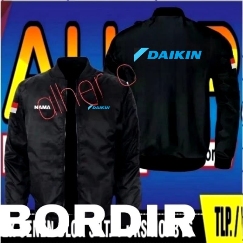 Jaket bordir Daikin jaket Daikin jaket kerja Daikin jaket bomber DAIKIN jaket seragam Daikin jaket a