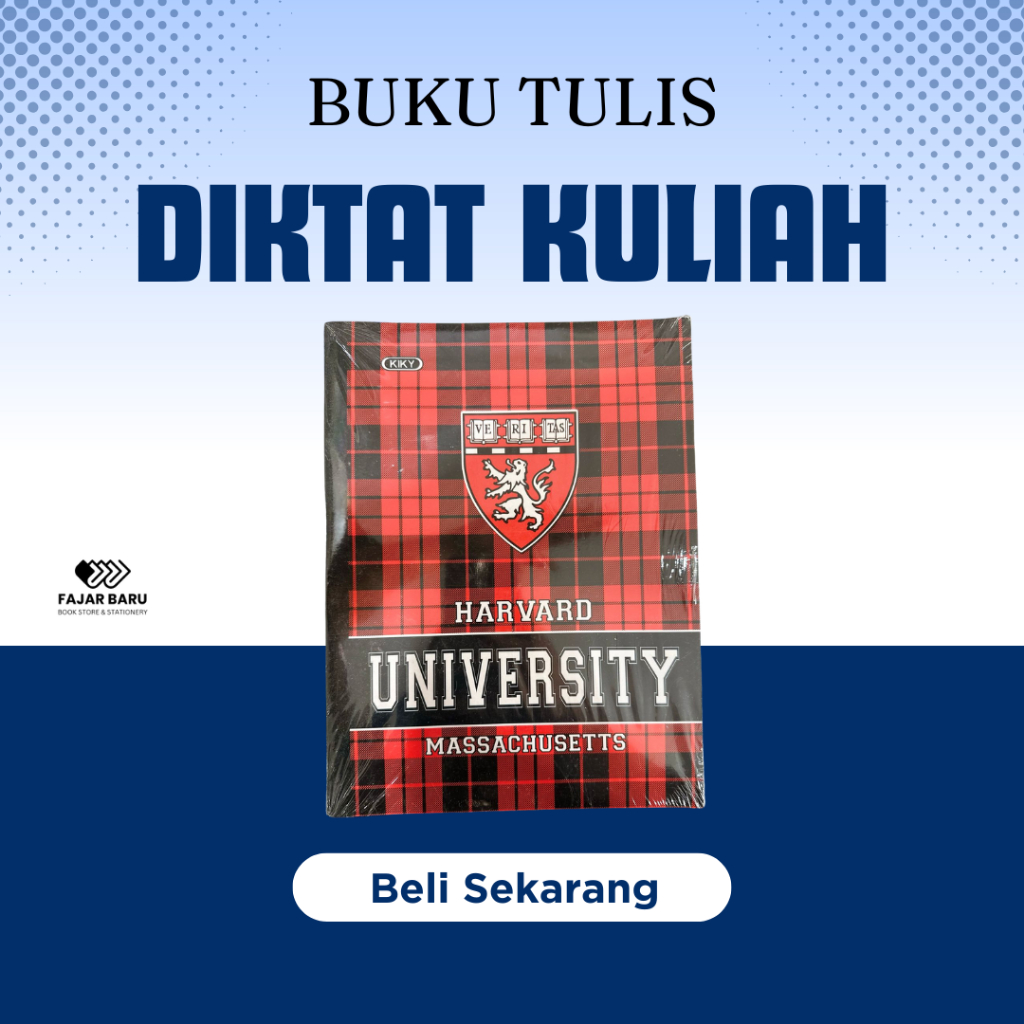 

[ PAK / ISI 5 BUKU ] BUKU TULIS DIKTAT KULIAH BESAR